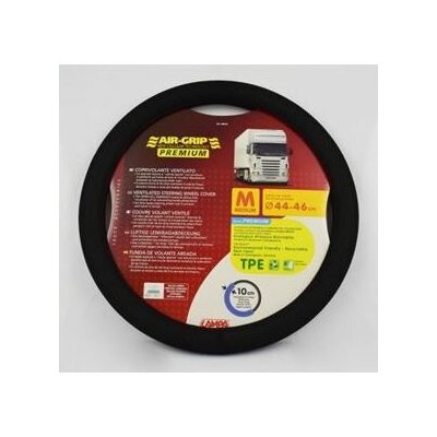 Potah volantu m 44-46cm černý air-grip premium 998000812_A, , , – Hledejceny.cz