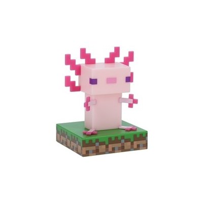 Axolotl Minecraft Dekorativní svítící plastová – Zboží Mobilmania