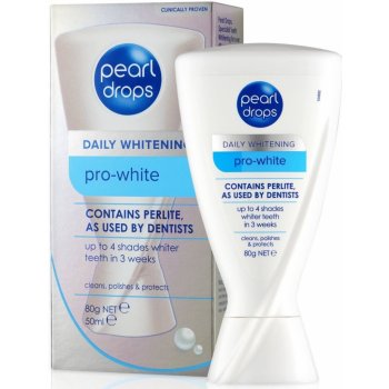 Pearl Drops Pro White bělicí zubní pasta pro zářivě bílé zuby 50 ml