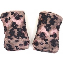 Pinkie rukavice Black Flowers