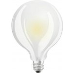 Osram LED žárovka globe, 11 W, 1521 lm, teplá bílá, E27 LED STAR CL GLOBE95 GL FR 100 NON – Zboží Mobilmania