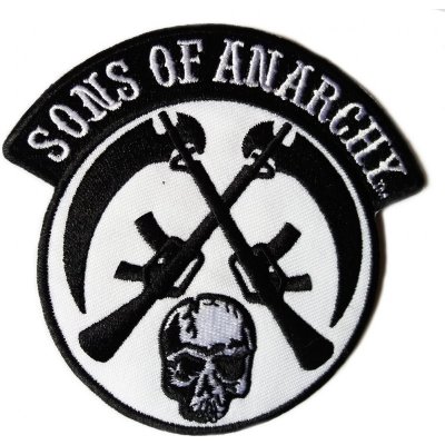 Moto nášivka Sons of Anarchy 9 cm x 9 cm