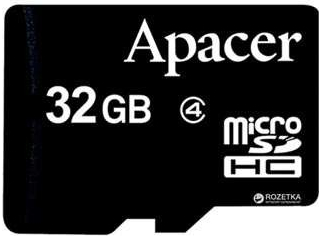 Apacer microSDHC 32 GB Class 4 AP32GMCSH4-RA