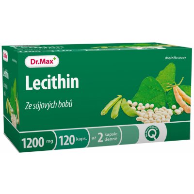 Dr.Max Lecithin 1200 mg kapslí 120 – Zboží Mobilmania