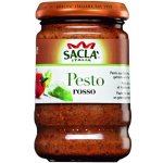 Sacla Pesto rosso červené pesto se sušenými rajčaty 190 g – Zboží Dáma