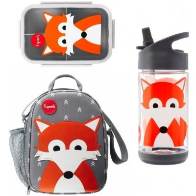 3 Sprouts svačinový set Fox Gray – Zboží Mobilmania