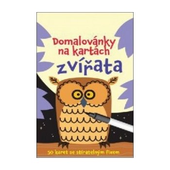 Domalovánky na kartách Zvířata