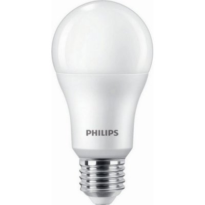 Philips LED žárovka E27 A60 13W 100W studená bílá 6500K – Sleviste.cz