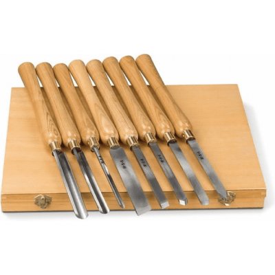 Holzstar Soustružnická dláta na dřevo sada 8 ks (5931011) – HobbyKompas.cz