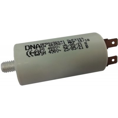 MPB0450041 Kondenzátor 45uF/400V motorový běhový a rozběhový, faston, šroub M8 | Zboží Auto