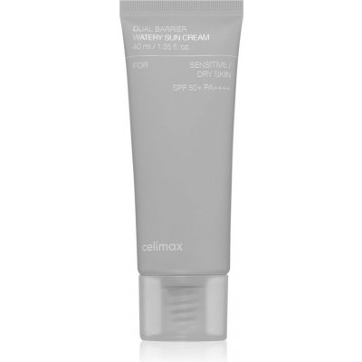 CELIMAX - DUAL BARRIER WATERY SUN CREAM - Minerální ochranný krém pro citlivou pokožku SPF50+ PA++++ 40 ml – Hledejceny.cz