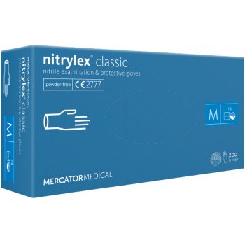 Mercator Medical Nitrylex Classic modré 200 ks