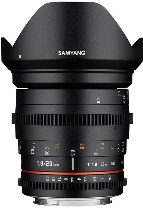 Samyang 20mm T1,9 ED AS UMC Sony E-mount