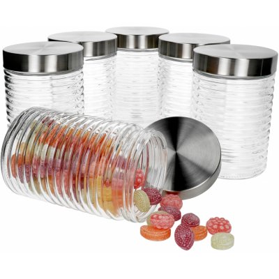 MamboCat dóza Diana Storage Jars Storage Glasses 6ks 0,75 l