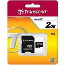 paměťová karta Transcend microSD 2 GB TS2GUSD