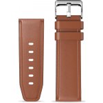 Aligator Watch Straps 22 kůže/silikon řemínek, BRN 22AW0007 – Sleviste.cz