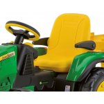 Peg-Pérego John Deere Ground Force traktor s vlečkou 12V zelená – Hledejceny.cz