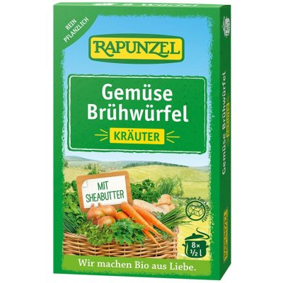 Rapunzel bio Zeleninový vývar s bylinkami kostky 84 g – Zbozi.Blesk.cz