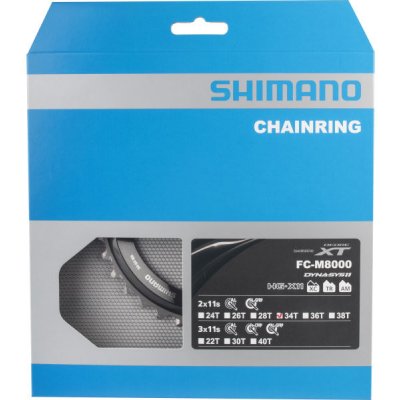 Shimano-servis Převodník 34z Shimano XT FC-M8000 2x11 4 díry