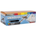 Teddies Unikolky modelářské barvy sada 9 barev + matný lak zdarma v krabičce – Zboží Dáma