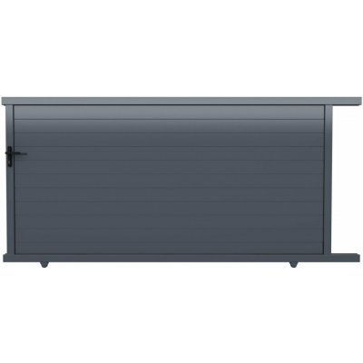 Posuvná brána, hliníková 4000 x 1803 mm – Zboží Mobilmania