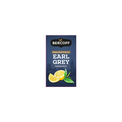 Bercoff černý čaj Earl Grey s citronem 16 x 15 g