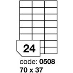 Rayfilm R0100.0508A samolepící 70x37mm bílé 100 listů – Zboží Dáma