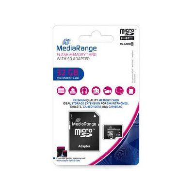 MediaRange microSDHC 32 GB MR959 – Hledejceny.cz