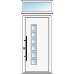 OknaDvereNaMiru.cz Vchodové dveře INOX 2011 + Nadsvětlík 90 x 220 cm – Hledejceny.cz