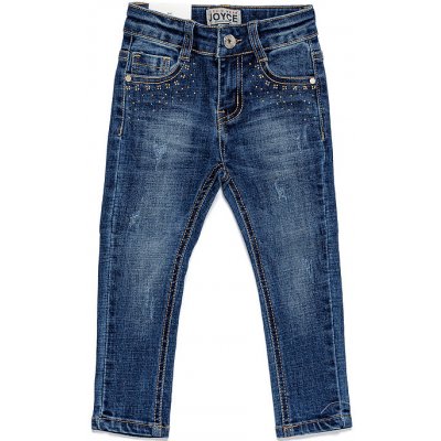Joyce dívčí rifle s elastanem denim blue modrá – Zboží Dáma