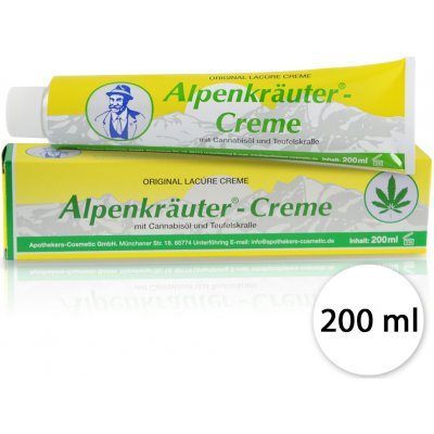 Alpenkräuter Balsam balzám z Alpských bylin s konop. olejem 200 ml – Hledejceny.cz