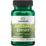 Swanson Artichoke Extrakt z Artyčoku 250 mg 60 kapslí – Hledejceny.cz