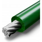 Ocelové lanko potažené PVC 1/2mm 1x7 ZELENÉ 30m – Hledejceny.cz