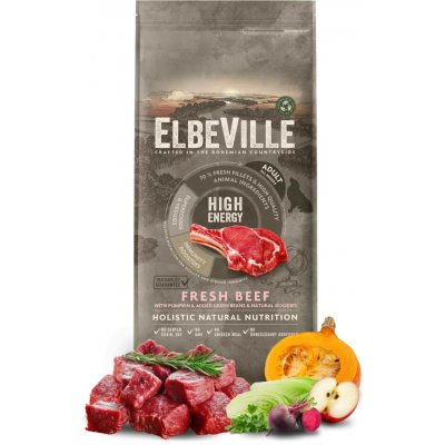 Elbeville Adult All Breeds Fresh Beef High Energy 11,4 kg – Hledejceny.cz
