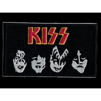 Nášivka KISS band vyšívaná zažehlovací – Zboží Dáma