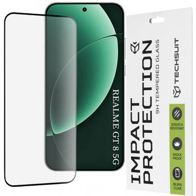 Techsuit - 111D celoplošné / celolepicí sklo - Realme GT 8 Pro - černé 168529 – Zboží Živě