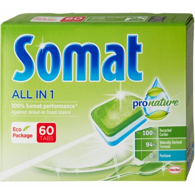 Somat tablety do myčky All in 1 ProNature 960 g 60 ks – Hledejceny.cz