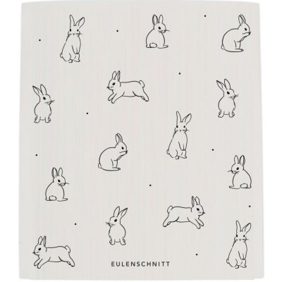 Eulenschnitt Přírodní houbová utěrka Rabbit bílá barva krémová 3 ks – Zboží Mobilmania