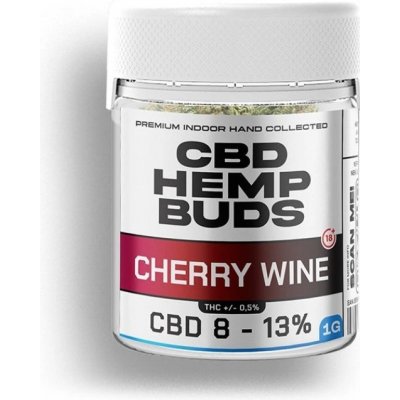 CZECHCBD CBD Cherry wine THC 0,5% 1 g – Zboží Dáma
