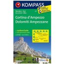 mapa Cortina d Ampezzo 1:25 t. laminovaná