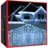 Vánoční osvětlení ISO TRADE Vánoční světelný závěs 300 LED 2.48 W studený bílý 15 m ISO 11520