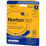 NORTON 360 DELUXE 50GB + VPN 5 zařízení 12 měsíců – Sleviste.cz