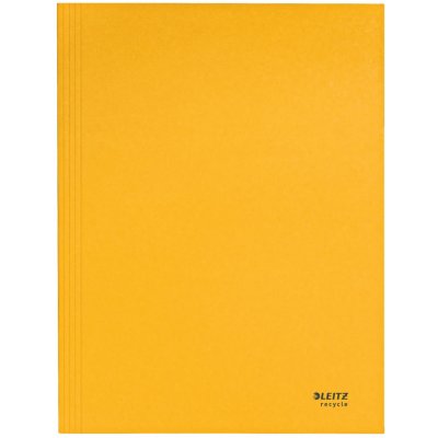 Leitz recycle A4 Papírové desky s chlopněmi ekologické žluté 1 ks – Zbozi.Blesk.cz