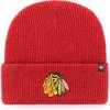 Čepice 47 Brand Pánská Zimní Čepice Chicago Blackhawks Brain Freeze '47 Cuff Knit