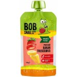 Bob Snail Smoothie Banán jahoda bez cukru 120 g – Hledejceny.cz