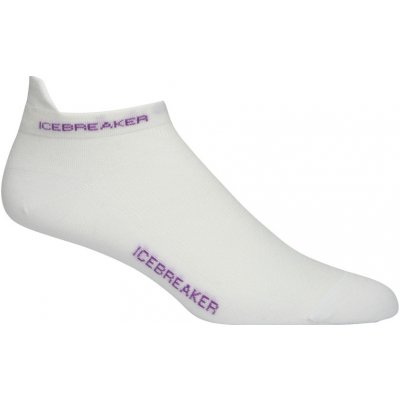 Icebreaker ponožky Wmns Run+ ultralight Micro White