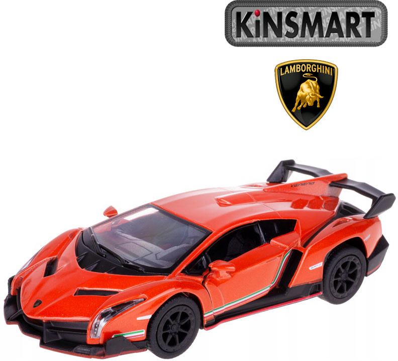 Kinsmart Lamborghini Veneno oranžové 1:36