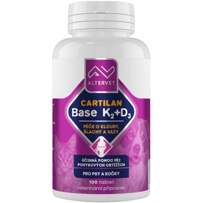 Altervet Cartilan Base K2+D3 135 g 100 tbl – Hledejceny.cz