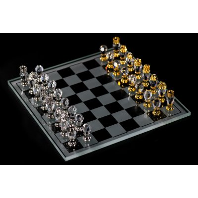 Šachy křišťálové Royal018, Provedení produktu Křišťál – Zboží Dáma