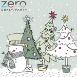 Daisy Ubrousky Vánoce sněhulák mezi stromečky 33x33 cm 3N 20 ks – Zboží Dáma